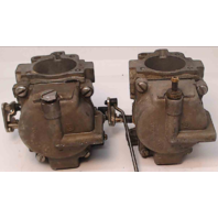 395313 395314 C# 330669 1984 Johnson Evinrude Carburetor Set 40 HP 2 Cyl REBUILT
