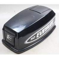 1989-2005 Johnson Evinrude Top Cowl Cover Hood 40 48 50 HP ELECTRIC START ONLY