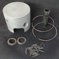 766-8381-C#  Mercury 2-Ring Standard PORT Piston W/ Rings