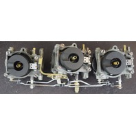 383625 383626 315082 Johnson Evinrude 1969 Carburetor Set 55 HP REBUILT