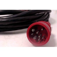 Johnson Evinrude OMC 21' Red Plug External Wiring Harness 8 prong/10 hole plugs