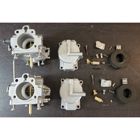 398340 398347 Johnson Evinrude 1989-93 Carburetor Set 40 48 50 HP 2 cyl REBUILT