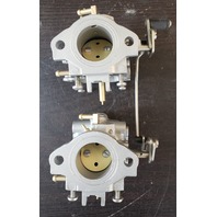 398340 398347 Johnson Evinrude 1989-93 Carburetor Set 40 48 50 HP 2 cyl REBUILT