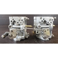 398340 398347 Johnson Evinrude 1989-93 Carburetor Set 40 48 50 HP 2 cyl REBUILT