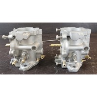 398340 398347 Johnson Evinrude 1989-93 Carburetor Set 40 48 50 HP 2 cyl REBUILT
