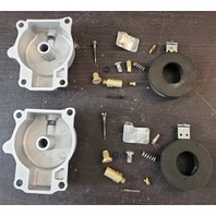 398340 398347 Johnson Evinrude 1989-93 Carburetor Set 40 48 50 HP 2 cyl REBUILT
