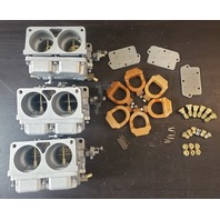 9242A48 9242A49 9242A50 WH-48 WH48 Mercury 1989 Carburetor Set 135 HP REBUILT!