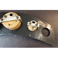 Cheetah Outboard Marine Dash Panel W/ Volts, MPH, RPM, & Oil Gauges 23" x 5-1/4"