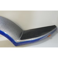 Outboard Marine Metallic Silver Blue Fiberglass Boat Trailer Fender NEW TAKE OFF