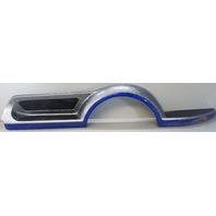Outboard Marine Metallic Silver Blue Fiberglass Boat Trailer Fender NEW TAKE OFF