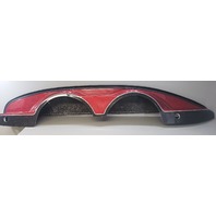 Outboard Marine Red Black Fiberglass W/ Carpet Boat Trailer Fender NEW TAKE OFF