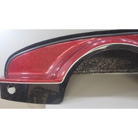 Outboard Marine Red Black Fiberglass W/ Carpet Boat Trailer Fender NEW TAKE OFF