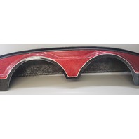 Outboard Marine Red Black Fiberglass W/ Carpet Boat Trailer Fender NEW TAKE OFF
