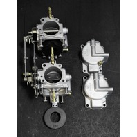 384235 C# 315082-D4 Johnson Evinrude 1971-1973 Carburetors 50 HP 2 Cyl REBUILT!