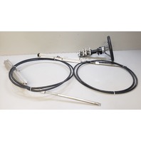 66799 Mercury Dual Steering Helm Rack 12' Cables & Wheel