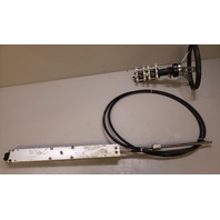 66799 Mercury Dual Steering Helm Rack 12' Cables & Wheel