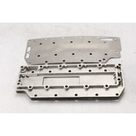 F692151 F692152 Force 1989-1999 Exhaust Port Plate & Cover 70 75 90 HP 3 Cyl