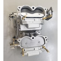 REBUILT! 384258 384257 Johnson Evinrude 1970 Carburetor Set 115 HP V4