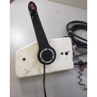 OMC Johnson Evinrude Side Mount Control Remote Box W/ Trim Switch Key & Harness