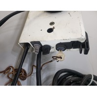 OMC Johnson Evinrude Side Mount Control Remote Box W/ Trim Switch Key & Harness