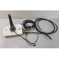OMC Johnson Evinrude Side Mount Control Remote Box W/ Trim Switch Key & Harness