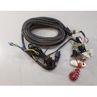 688-8258A-20-00 Yamaha 703 Control Box Main Harness & Keyswitch 10 PIN