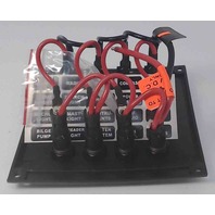 424010-1 Sea Lectric Sea Dog Line Vertical Switch Panel Injection Molded Nylon