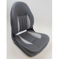 Hewes Craft Gray/Light Gray Boat Seat 19" Base 24-1/2" Height NEW OLD STOCK!