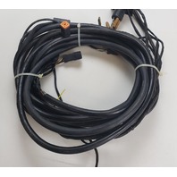 Johnson Evinrude OMC External Wiring Harness W/ Orange Plugs & Key Panel 29' 8"
