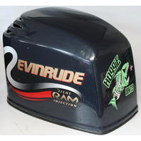 285256 Evinrude Johnson 1999 FICHT Top Cowling Engine Cover Hood 200 225 HP V6