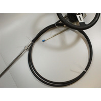 Complete Teleflex Steering System W/ 14' Cable & 14" Steering Wheel