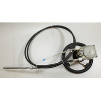Complete Teleflex Steering System W/ 14' Cable & 14" Steering Wheel