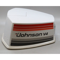 1980's Johnson Evinrude Top Cowl Engine Cover Hood V4 NEW OLD STOCK!