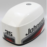 438322 Johnson Evinrude 1997-1998 Top Cowling Engine Cover Hood 25 35 HP 3 Cyl.