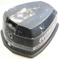 Late 80s-Early 90s Johnson Evinrude 90 HP V4 Top Cowling Cowl Engine Cover Hood