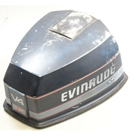 Late 80s-Early 90s Johnson Evinrude 90 HP V4 Top Cowling Cowl Engine Cover Hood