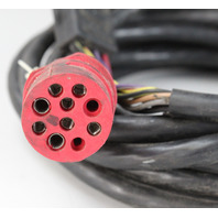 Johnson Evinrude OMC External 17-1/2' Wiring Harness w/Red & Black Plugs