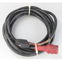Johnson Evinrude OMC External 17-1/2' Wiring Harness w/Red & Black Plugs