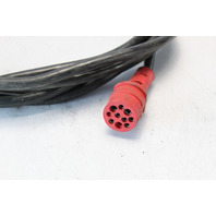 Johnson Evinrude OMC 17' External Instrument Wiring Harness W/ Red 10 Hole Plug