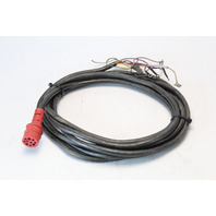 Johnson Evinrude OMC 17' External Instrument Wiring Harness W/ Red 10 Hole Plug