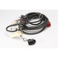 Johnson Evinrude OMC 7' External Wiring Harness w/10 hole red plug, Switch & Key