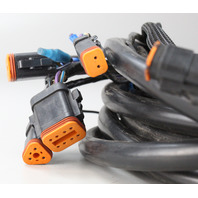 Johnson Evinrude OMC 22' External Wiring Harness W/ Orange Plugs OEM