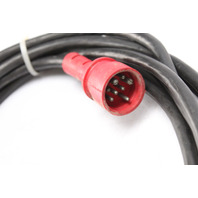 Johnson Evinrude OMC 21' Red External Wiring Harness W/8 Prong & 10 Hole Plugs