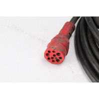 Johnson Evinrude OMC 21' Red External Wiring Harness W/8 Prong & 10 Hole Plugs