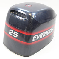 285023 Johnson Evinrude 1998 Top Cowling Engine Cover Hood 25 35 HP 3 cylinder
