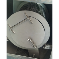 LS Industries Airless Steel Shot Blast Cabinet Basket Blaster