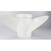 384136 Johnson Evinrude 1968 & UP ALUM RH 12-3/4 X 23 Propeller 40-140 HP NEW!