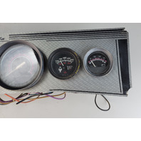Cobia Outboard Marine Boat Dash Ignition Panel Switch W/ Gauges 21-1/2" x 6"