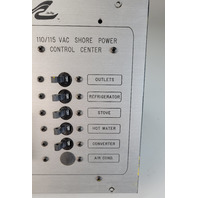 Sea Ray 110/115 Vac Shore Power Control Center 9" x 9"