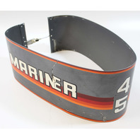 8181A2 Mercury & Mariner Wrap Around Aluminum Engine Cover  45 50 HP Inline 4